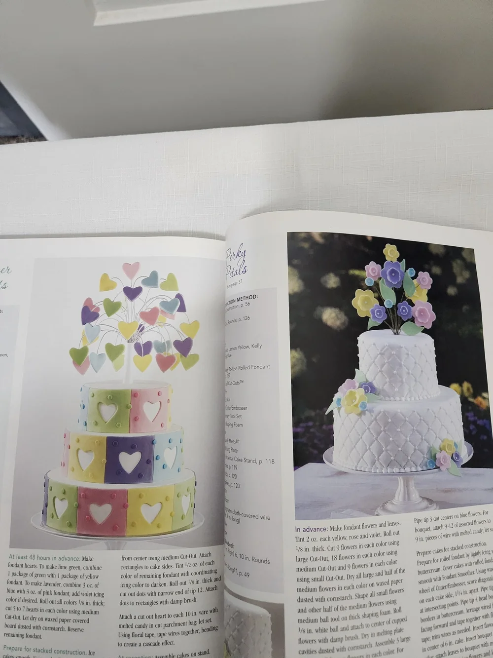 Wilton Tiered Cakes-2005 & Gum Paste Flowers Book-1984